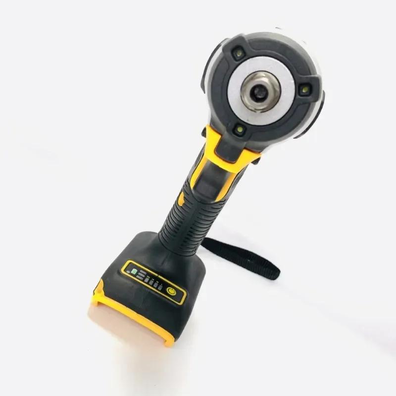 Подходит для аккумулятора Dewalt 18V 20V Бесщеточный ударный гайковерт Электрическая отвертка 500Н.м 2-в-1 Аккумуляторный шуруповерт Ремонт Электроинструменты