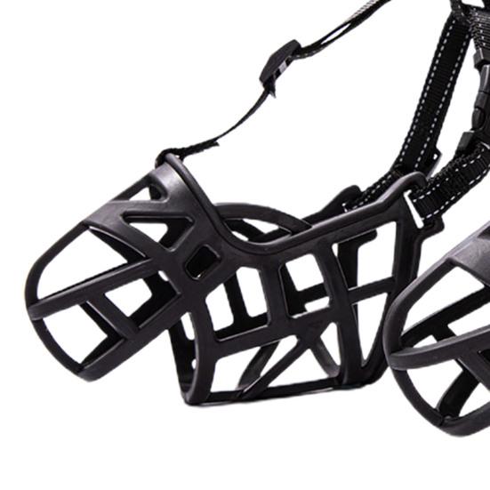 Дизайн пряжки для морды собаки Инновационный Износостойкий Прочный Устойчивый к разрыву Защита от укуса Полая защита от лая домашних животных