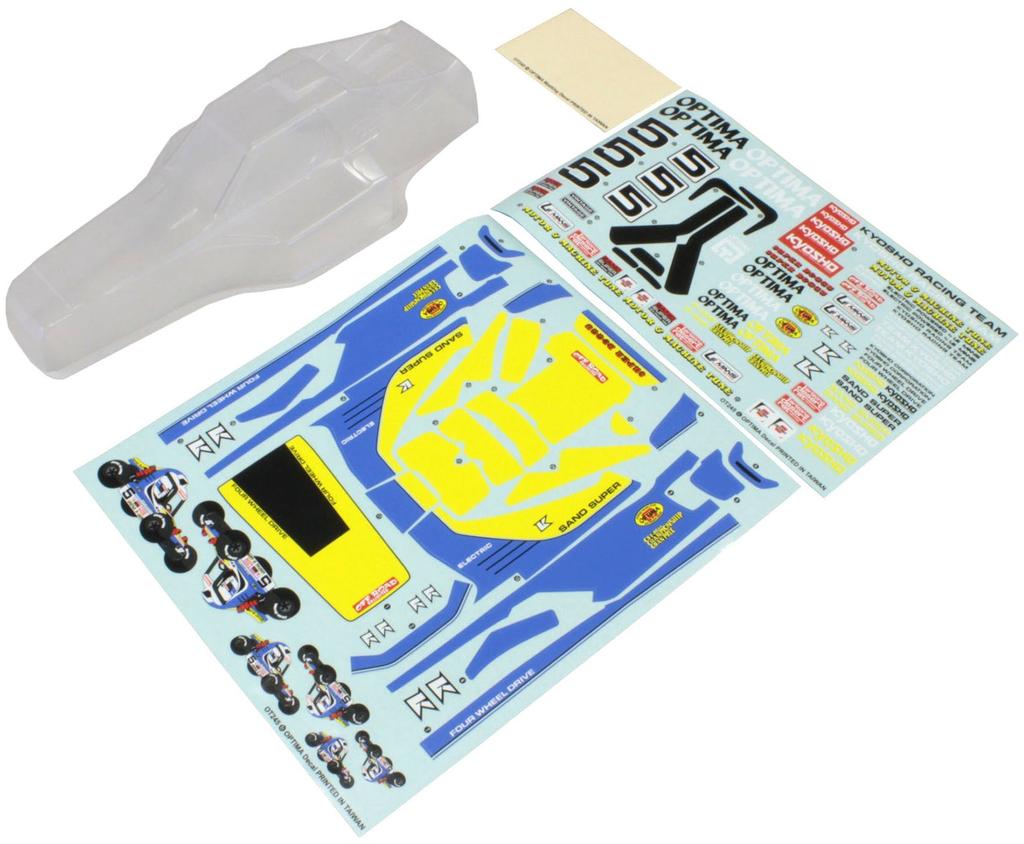 Kyosho Body Set OTB245 Non-Decoration (Optima)