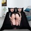 3D Bikini Bedding Duvet Cover Pillowcase 2 or 3 Sexy Beauty Printed Microfiber Fabric Single Bed Double Bed Full Size Washable Super Soft Bedding