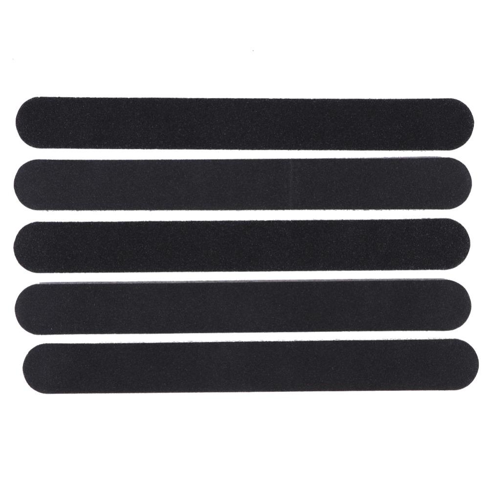 5Pcs EVA, sanding paper Black Sand Nail Buffing Strip False Nail Edge Trimming and Smoothing