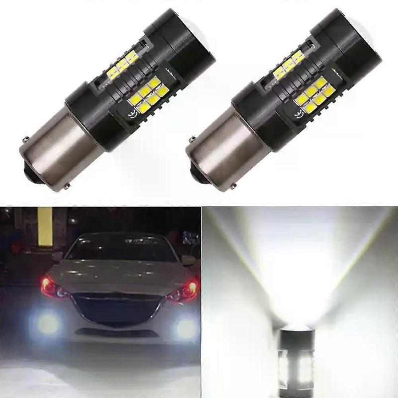LIGHTP21W 1156 BA15S Canbus Светодиодная Автомобильная Лампа 3030SMD Светодиодный Фонарь Заднего Хода DRL 12В 24В Универсальная Автомобильная Лампа