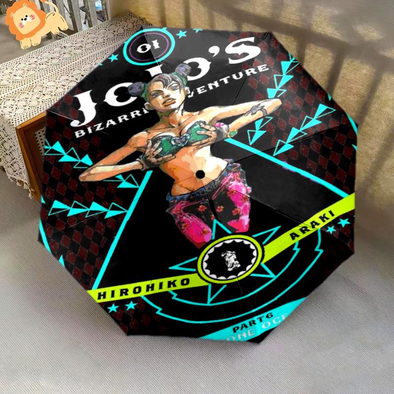 Vento Aureo: Duo's Epic Journey Folding umbrella 8 paraphenoid bones travel Umbrella Sun umbrella Three folds