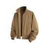 New Men's Zipper Casual Jacket American Flying Fashion Stand Collar Loose Size Men's Coat