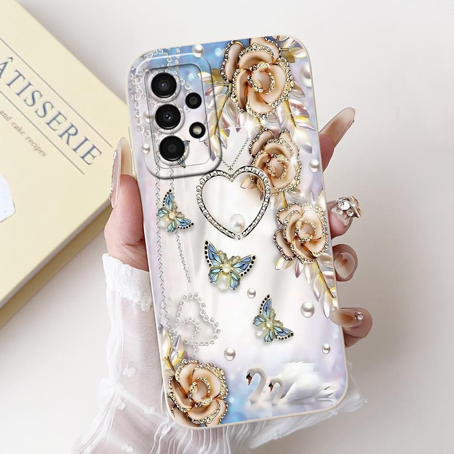 Чехол для Samsung Galaxy A53 5G SM-A536B Милый Конфетный Модный Расписной Чехол Мягкий Силиконовый Чехол Для Samsung A23 A33 A53 A73 5G Оболочка