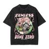 Zenless Zone Zero Unisex Washed Oversize TShirt Unisex Unisex Streetwear Y2k Cotton Anime Graphic Short Tshirt