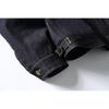 SWIMSEED Men's American Retro Denim Jacket: Casual, Loose-Fit, Lapel, Short Style for Spring/Autumn (NZ06)