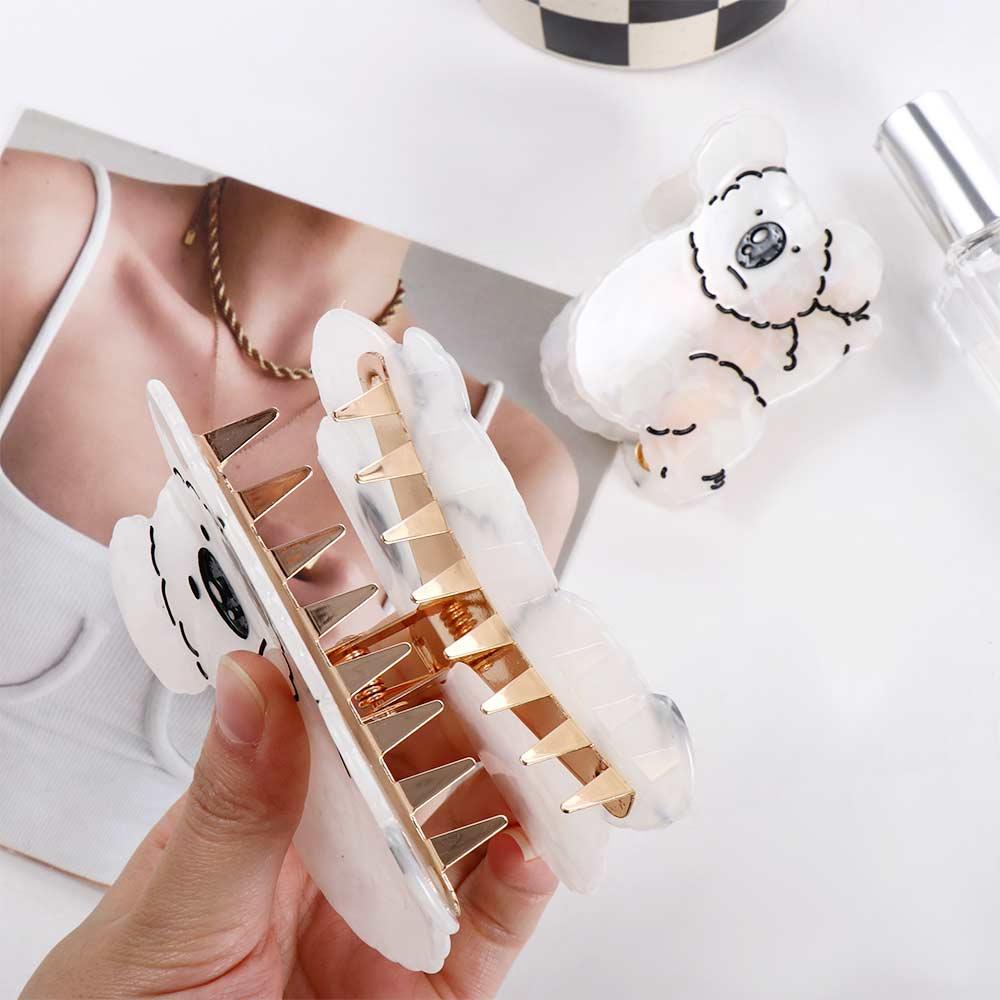 Acid Catoon Shark Clip Hair Accessories Women Hair Clips Korean Style Crab Clips Koala Hair Claw