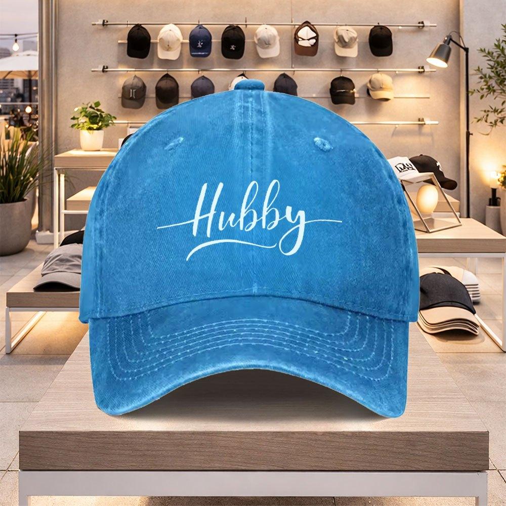 Hubby Baseball Cap Lightweight Adjustable Unisex Spring Summer Valentines Day Party Hat