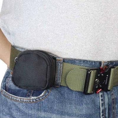 Мужской подсумок Molle – нейлоновый карман на двойной молнии, легкий уличный кошелек для монет, держатель для карт, органайзер для ключей, поясная сумка для кемпинга, пеших походов