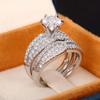 Luxury Ring Fashion Rings Jewelry Two-piece Ring Set for Women