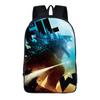 Прочный 3D рюкзак Годзилла Король Монстров Детский школьный рюкзак с классическим дизайном