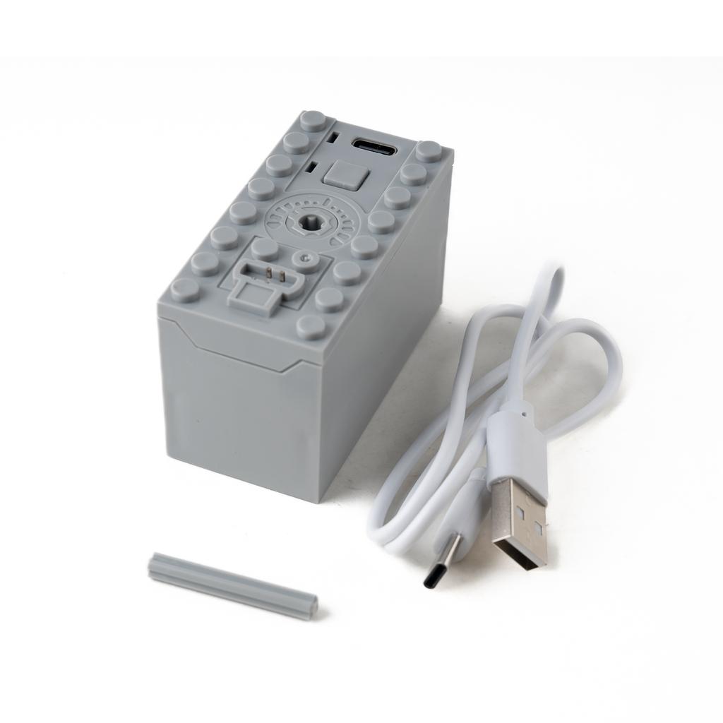 8878 Rechargeable Lithium Battery Box With Type-C Port Multi Power Functions Speed Control Parts For Technical Car Train Blocks