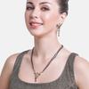 Spectacular Gold Plated Mangalsutra Necklace for Women with Austrian Crystals
