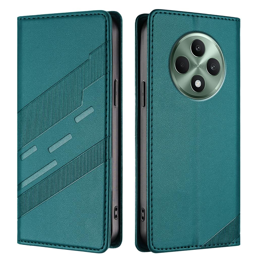 Для телефонов Oppo Reno12 F 5G Чехлы в стиле панк с тиснением Кошелек-подставка Кожаная обложка