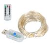 20m 200LED String Lamp Warm White Indoor Outdoor 8 Modes Decorative Light with Remote Control