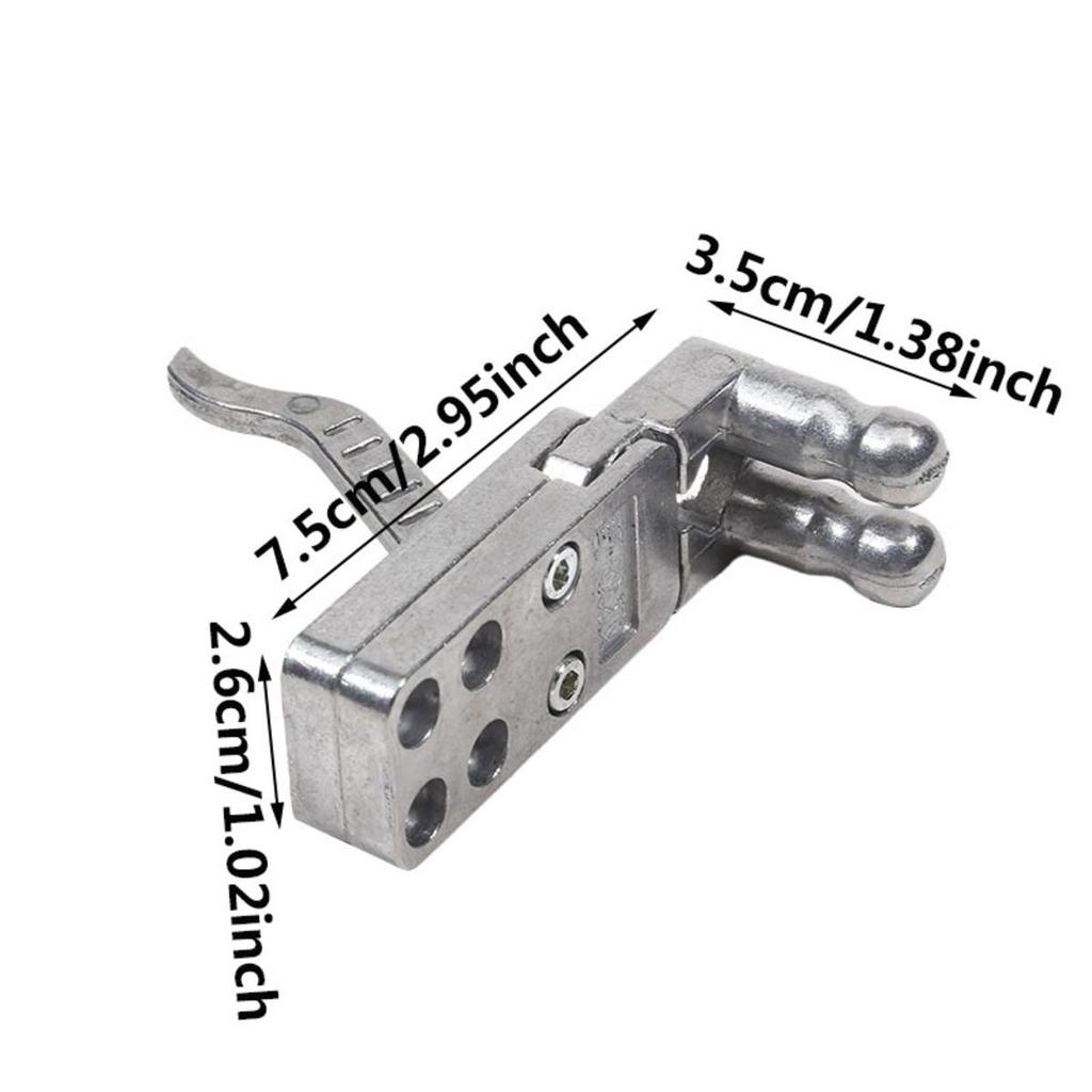 Automatic Opening Closing Device Alloy Release Quick Reset Outdoor Long Rod Accessories Release Device Installation