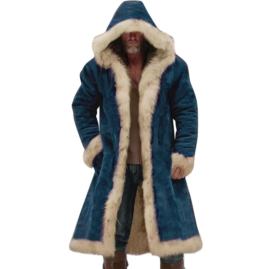 Мужская однотонная куртка с карманом на пуговицах, рабочая одежда плюс, мужское повседневное длинное пальто