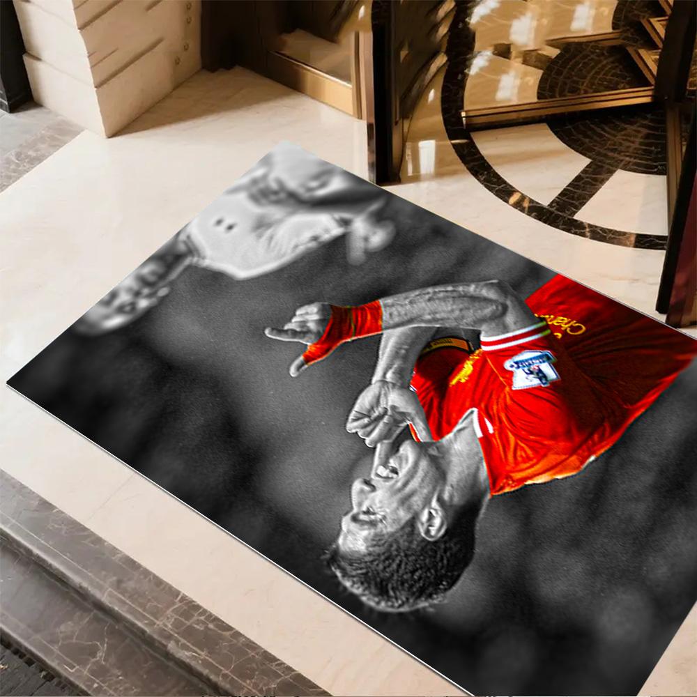 Player Celebrates Victory Moment Floor Rug Office Rug Perfect for Study room Foyer Balcony Outdoor Antislip Carpet Office home decor Wedding Party Gif