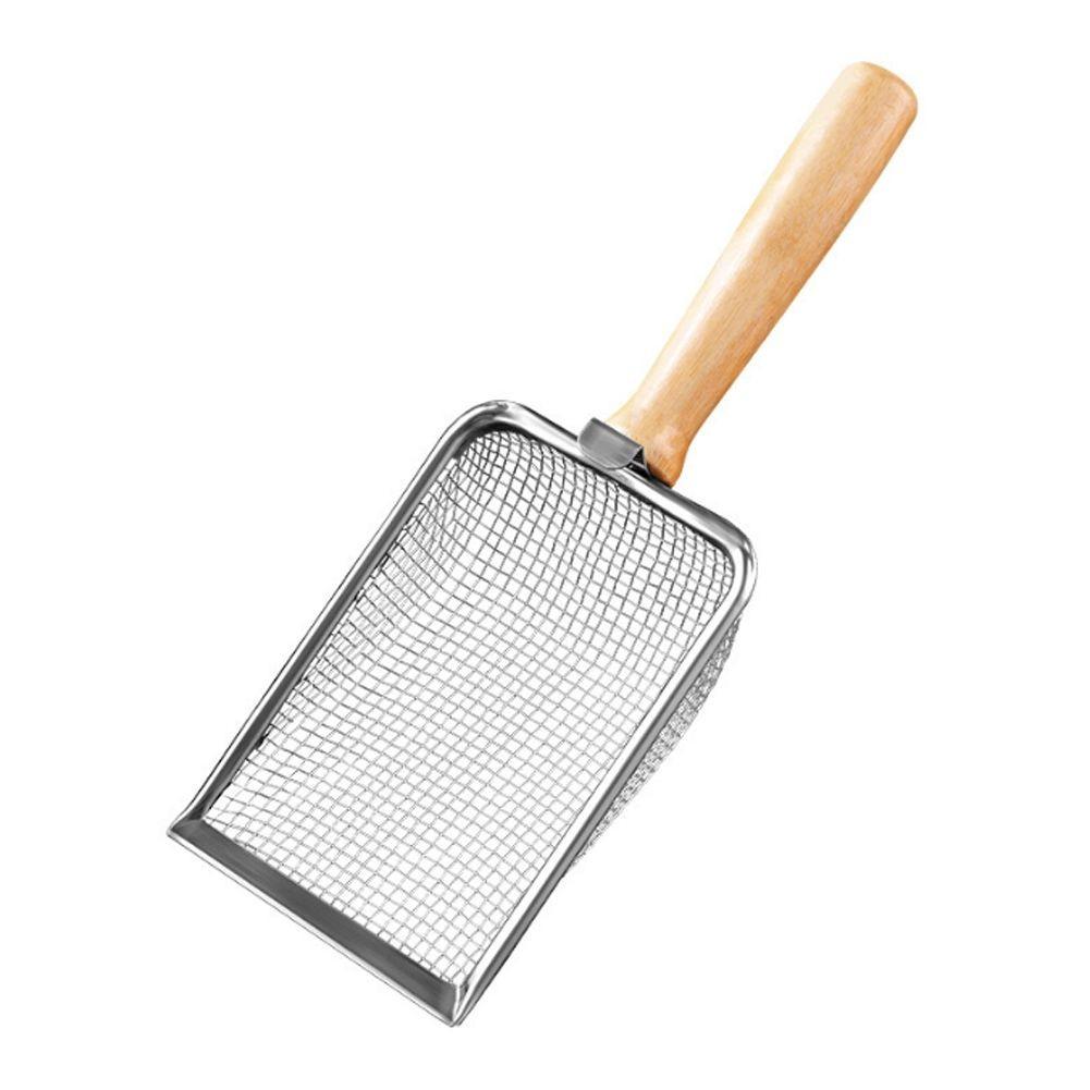 Comfortable Gardening Shovel Grip Soil Sieve Wooden Handle Shovel