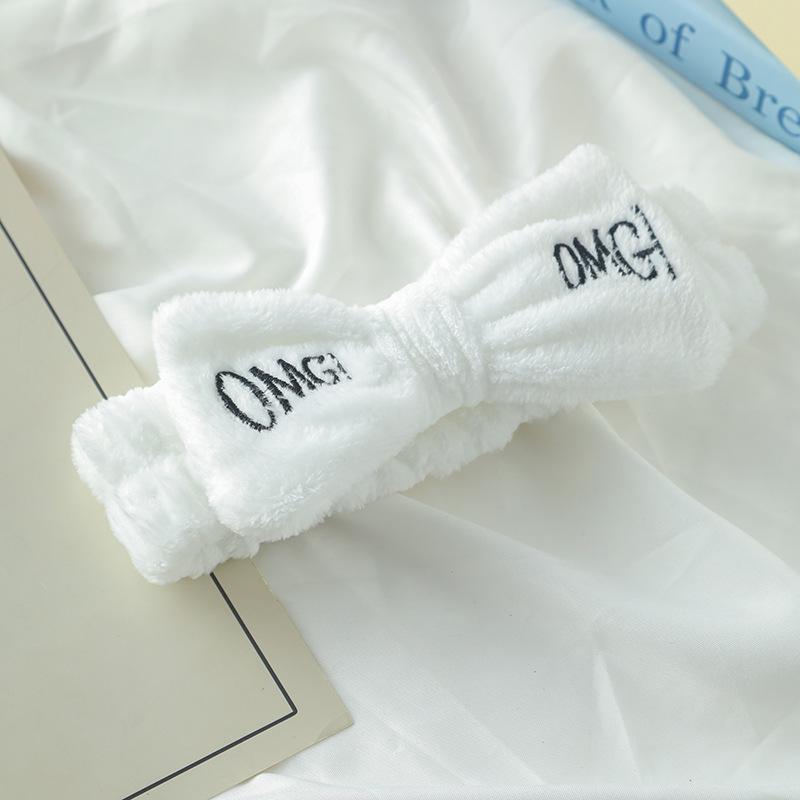 Спа-ванна Душ Макияж Мытье лица Косметическая повязка на голову Повязка для волос Бархатная повязка на голову