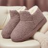 Cotton Shoes Winter New Velvet Thickened Shoes Home Versatile Fashion Snow Boots Soft Sole One Pedal Cotton Boots