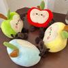 Squishy Red or Green Apple Plush Toy Pillow Stuffed Soft Fruit Apple Doll Cute Huggable Pillow Kids Christmas Birthday Gift