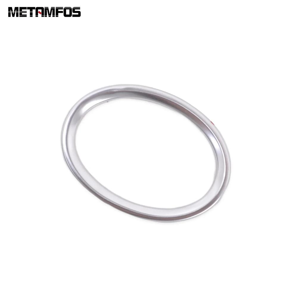 For Toyota Camry 2018 Stainless Steel Steering Wheel Cover Molding Trim Ring Frame Interior Accessories