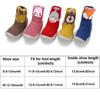 Bed Sock Cute Cartoons Plush Baby Toddler Socks Coral Fleece Sock Anti-slip Slippers Floor Sox
