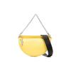 Логотип Smile Jewelry Съемная цепочка и плечевой ремень Сумка-седло из телячьей кожи Сумка через плечо Маленькие женские сумки Желтый 10224HDS020