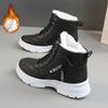 Warm and Comfortable Women's Winter Snow Boots with Side Zipper and Fleece Lining Waterproof Shoes
