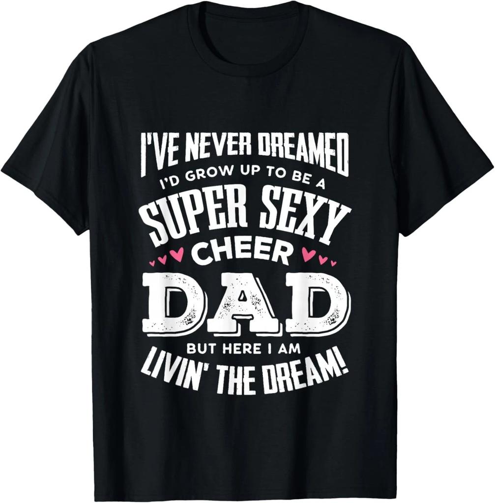 Funny Cheerleading Dad Father Cheer Dad T- Shirt