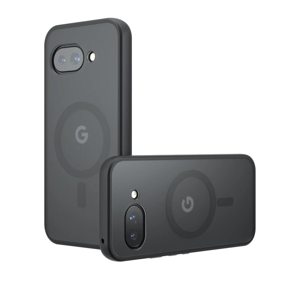 Для Magsafe Магнитный акриловый матовый чехол для Google Pixel 9A 9 A Ударопрочный прозрачный чехол-бампер для Pixel9A 9 Pro XL