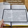 Full Page Large Sheet Magnifier Magnifying Glass Reading Aid Glass Page Magnifying Lens Reading Magnifier