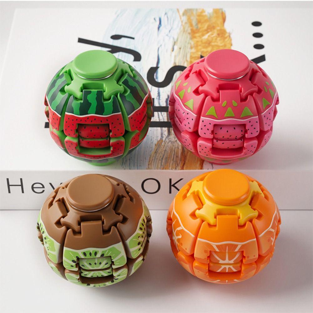 Creative Press Rotating Depress Ball Relaxation Spin Rush Fidget Gyro Finger Fidget