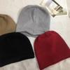 Мягкая зимняя вязаная шапка Теплая шапка с защитой ушей Повседневные шапки Бини Для улицы