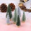 3Pcs/Set Christmas Tree New Year Mini Little Pine Tree Christmas Desk Decoration