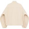 We11done Logo Snap Collar Long Sleeve Jacket Unisex jackets WD-JP2-25-052-W-BG