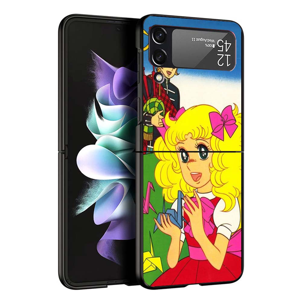 Чехол для телефона Candy 90s Anime для Samsung Galaxy Z Flip7 Flip6 5G Flip5 Flip4 Flip3 ZFlip 7 6 3 4 5 Ударопрочная задняя крышка Galaxy Z