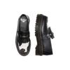 Dr. Martens Мужские лоферы слипоны с круглым носком, черные 31097937