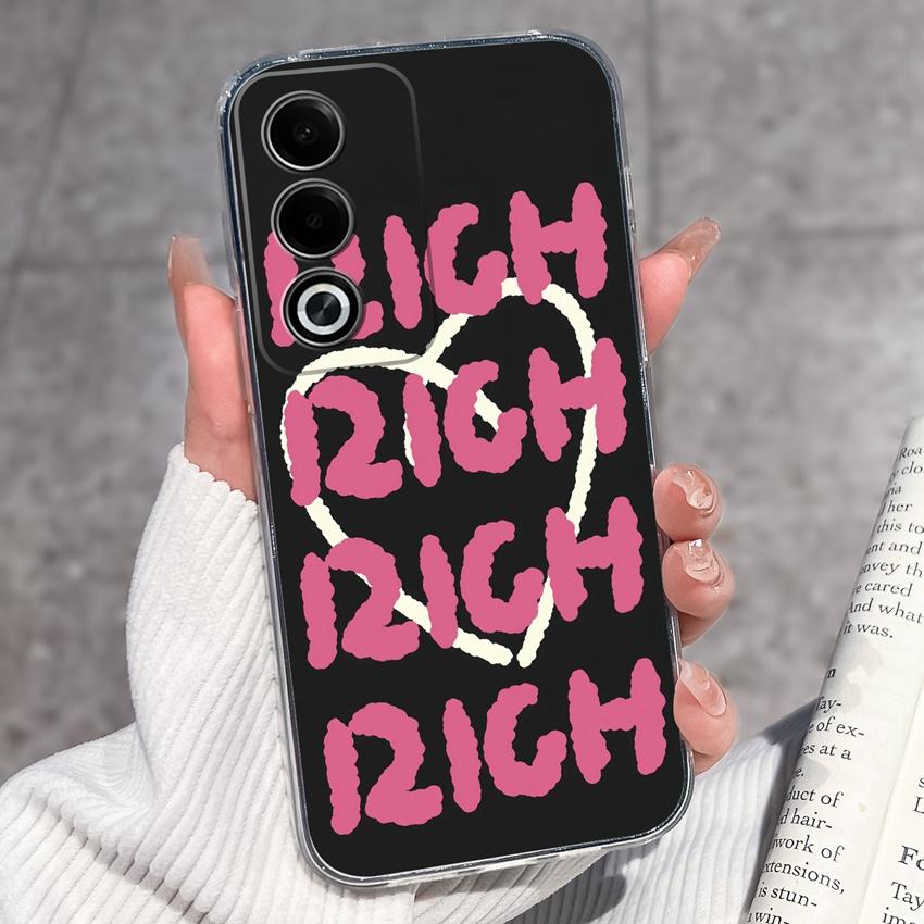 Роскошный противоударный чехол для телефона Oppo A3 A5 A1 Pro A3x AX5 AX5s A7 A8 Ace2 с милыми цветочными узорами, прозрачная защита из ТПУ, задняя крышка для корпуса Oppo