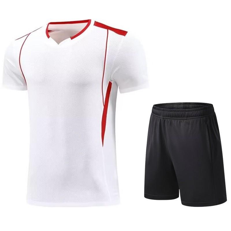 Mens Womens Kids Badminton Sport T-Shirt Set Quick Dry Breathable Training Jersey Outdoor Sports