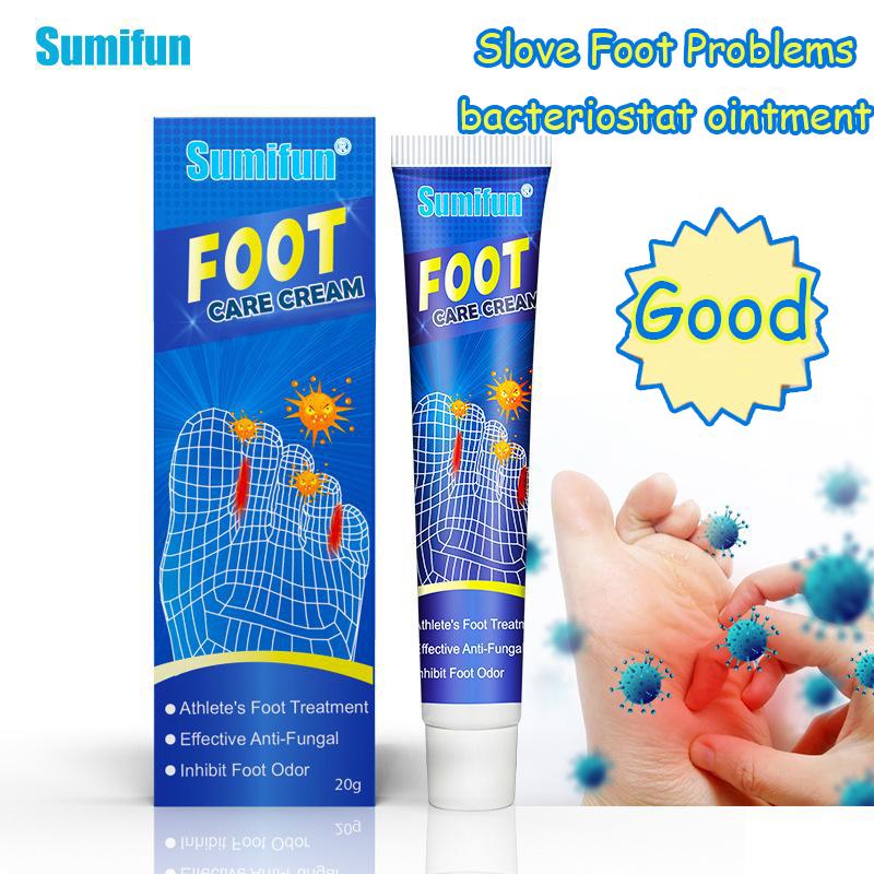 Sumifun 20/40/100 мл Домашний крем от запаха ног Мазь Уход за ногами Дискомфорт Уход Бери-бери Упражнения для ног Потливость ног Запах Очищение Освежающий.