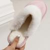 Модные Новые Плюшевые Теплые Домашние Тапочки-Шлепанцы Легкие Мягкие Удобные Зимние Тапочки Женская Хлопковая Обувь Домашние Плюшевые Тапочки