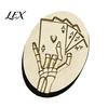 Wax Seal Stamp Head Gothic Head, Retro Skull And Bat Pattern Handmade Gift Decoration Sealing Stamp, Punk Style Brass for Letter