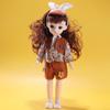 30CM Mini Movable 15Jointed Doll Girls Toy 3D Big Eyes BJD Princess Full Outfits Dresses Collection Childrens Doll Gift