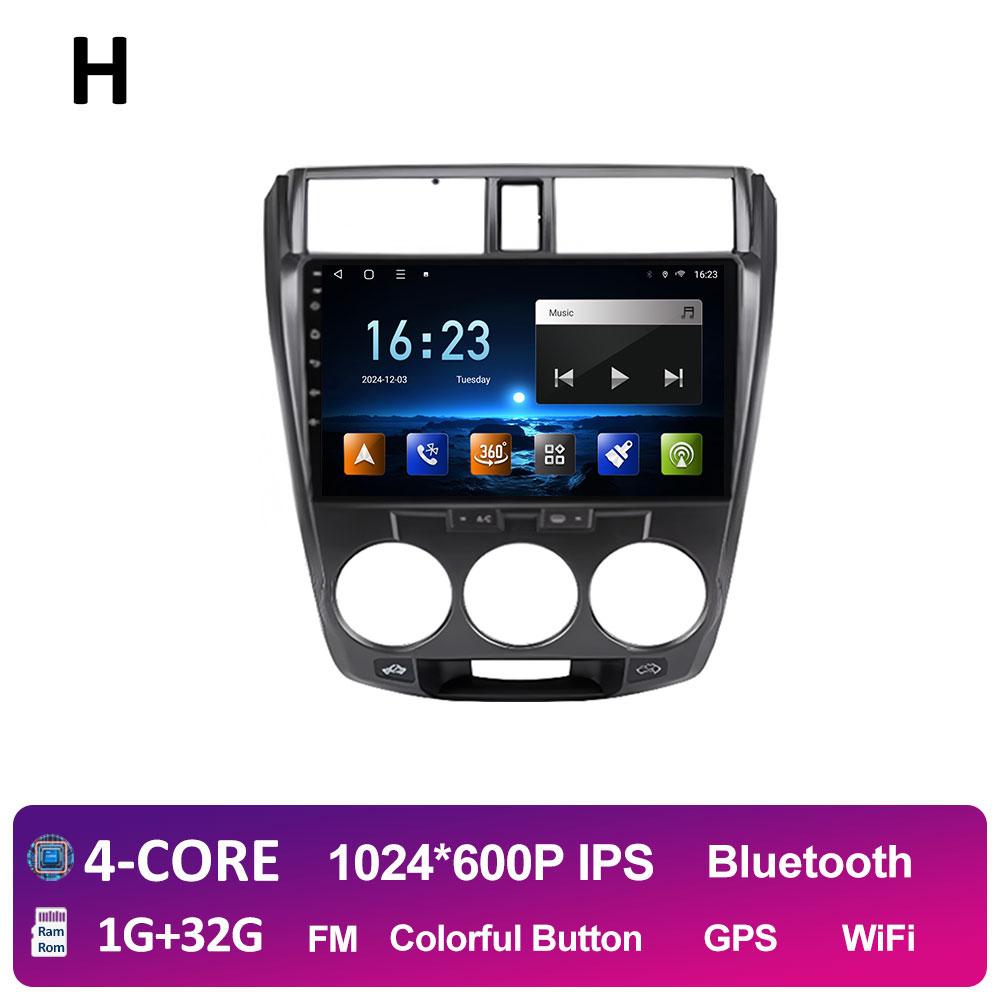 Android 14 Car Multimedia Video Radio Player For Honda City 2008 2009 2010 2011 - 2014 Wireless Carplay Autoradio Bluetooth WIFI