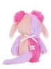 Monchhichi Shinako S Cotton Candy SS Big Face Keychain Unicorn Love Happy Angel S Girl Set 3 Pieces