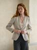 Cahiers Slim Fit V-Neck Tweed Jacket