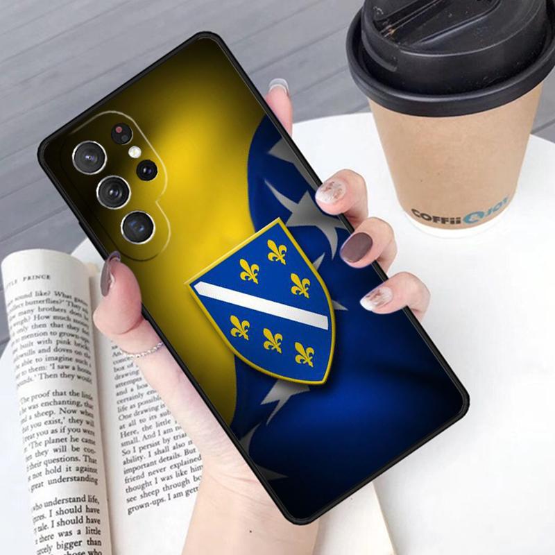 Флаг Республики Боснии чехол для телефона Чехол Для Samsung Galaxy S24 S25 Ultra S21 S22 Ultra S10E Note 10 Plus Note 20 FE S23